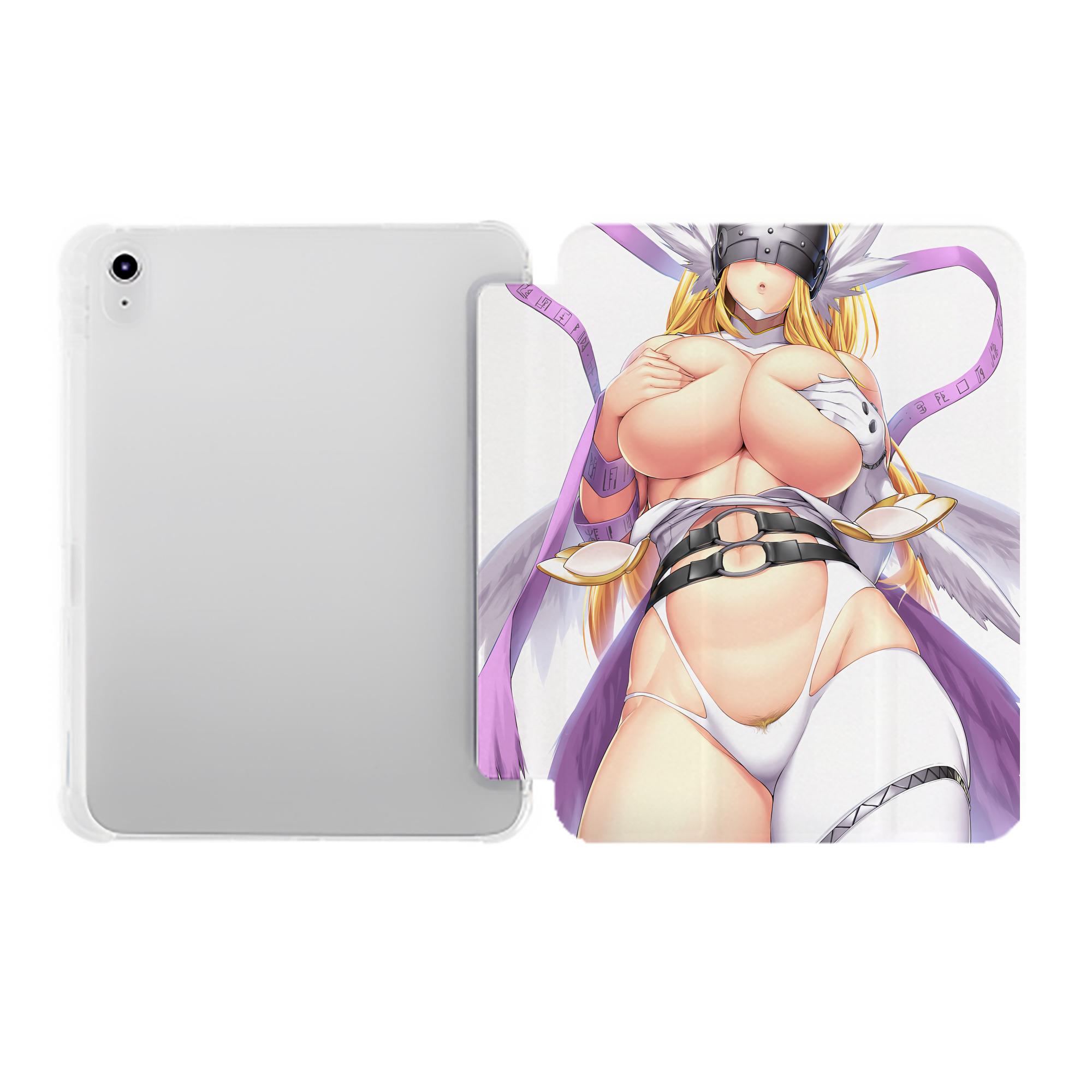 （画像用） Digimon デジタルモンスター/デジモン IPad ケース ペン収納付き 三つ折りスタンド PUレザー×シリコン 対応機種9.5/10.5/10.9インチ